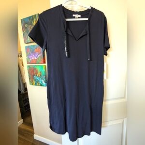 T-shirt Dress Calvin Klein size M navy new with tags